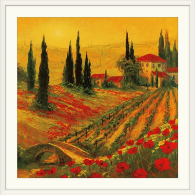 Poppies Of Toscano " Poppies Of Toscano I " by Art Fronckowiak