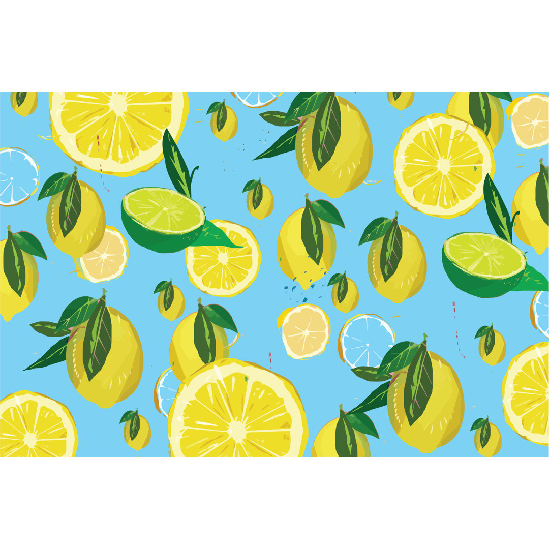 Lemon Pattern von Dusan Stankovic - Druck