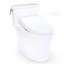 Toilette allongée une pièce à hauteur universelle 1,0 GPF TOTO Aurora 1G + S5 avec CEFIONTECT, coton blanc - MW6863446CUFG # 01
