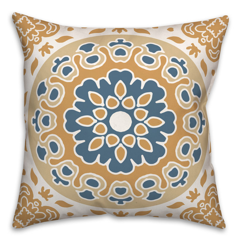 Mandala Square Pillow Cover & Insert