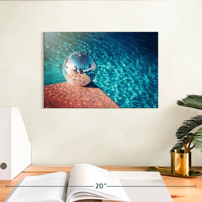 Abarca Disco Ball, 8" H x 12" W