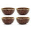 Fibre Coconut Bowl 4-Pack