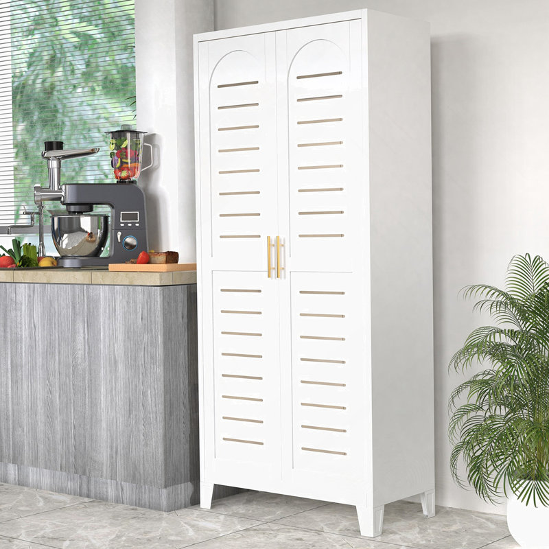 Armoire 2 portes avec trous horizontaux