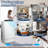 12000 BTU Portable Air Conditioner with Dehumidifier & Fan, 3 Fan Speeds,24H Timer, Remote,Automatic Defrosting