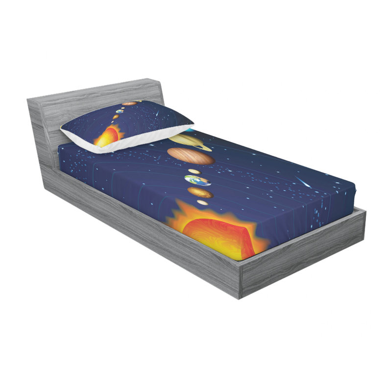 Microfiber Sheet Set, Twin XL Sheet Set with 1 Pillowcase