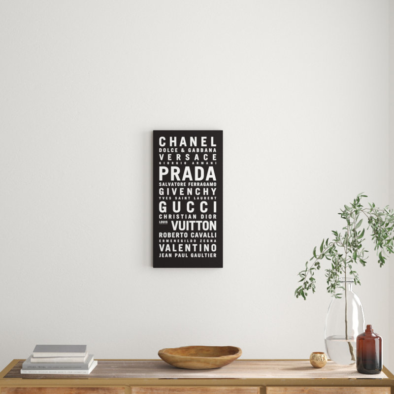 Tram Scrolls - Wrapped Canvas Print, 61cm H x 31cm W x 3.8cm D