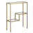 Lovett 22'' Glass Top Console Table-1248255057