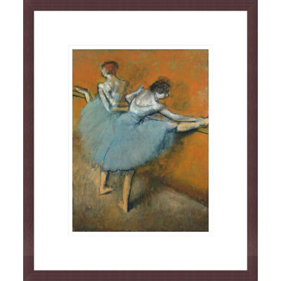 «Dancers at the Barre» par Edgar Degas, impression giclée encadrée
