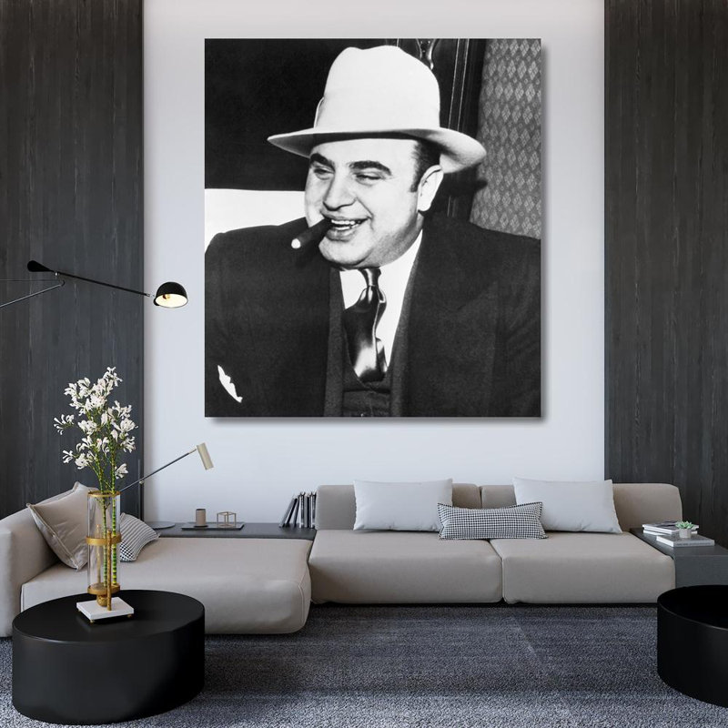 Al Capone, 40" H x 36" W