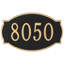 Cambridge 1-Line Wall Address Plaque-1252620860-1252620834