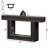 63"W Console Table,Wood Entryway Table,Narrow Sofa Table For Living Room,Foyer-244396686