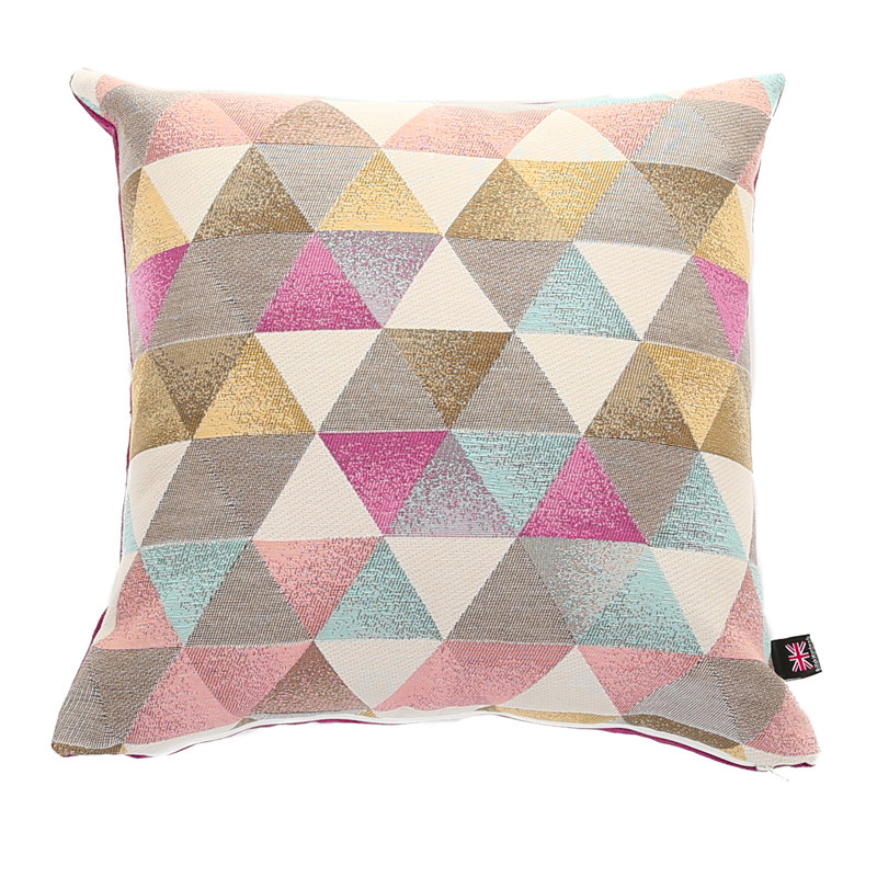 Amaryllis Geometric Square Cushion, Medium