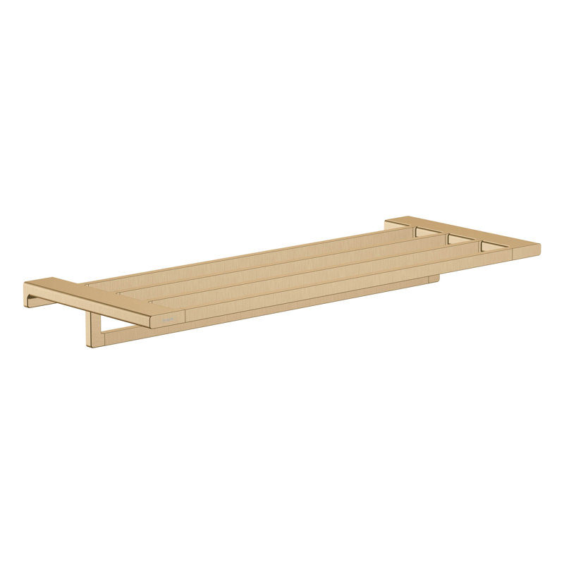 Hansgrohe AddStoris Towel Rack with Towel Holder, Brushed Bronze