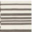 Kilim Hand Woven Flat Weave Wool/Cotton Striped Rug in Ivory/Brown-12415113