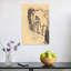 Nude Woman Standing, Drying Herself, C.1890 Impressionist Contemporary Wall Art Print