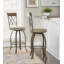 Tabouret de comptoir pivotant rembourré 25 po Jefferson-64273549-69331267