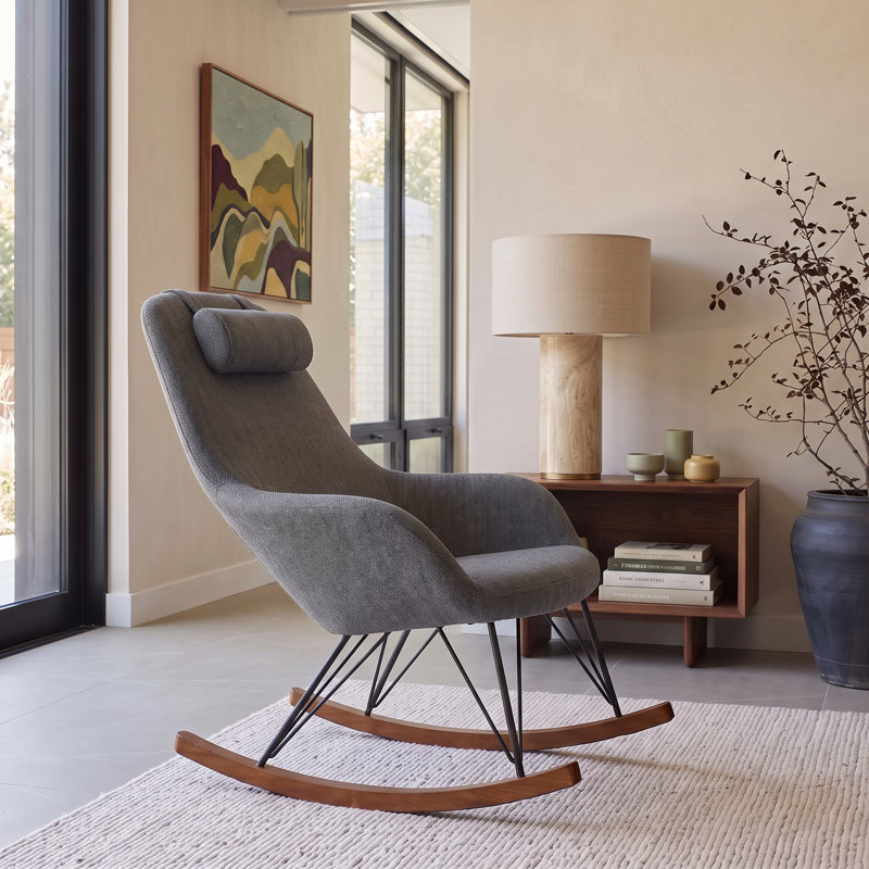Chaise berçante Mellinger, Lin gris