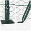 Vidaxl Fence With Posts PVC-Coated Steel-116798203-116798215