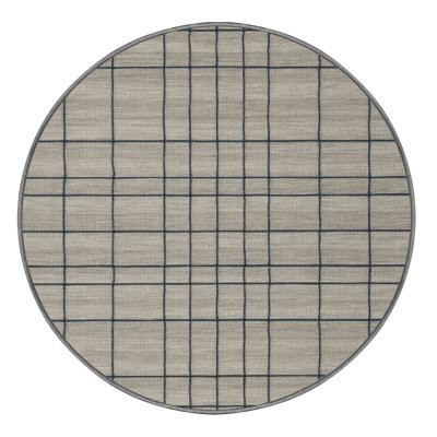  Washable Latitude and longitude lines Nautical Area Rug