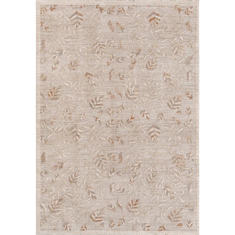 IRVING 6,7 x 9,10 15555-186 crème / beige / rouille, Rectangle 6 pi 7 po x 9 pi 10 po