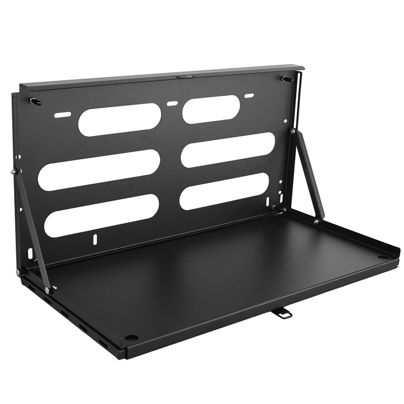 Table de hayon, pour Jeep Wrangler JK 2007-2024, capacité de 88 lb, panneau rabattable Molle en acier au carbone, porte-bagages arrière, porte-bagages, porte-bagages, accessoires de camping
