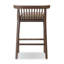Tullio Upholstered Stool with Solid Wood Frame