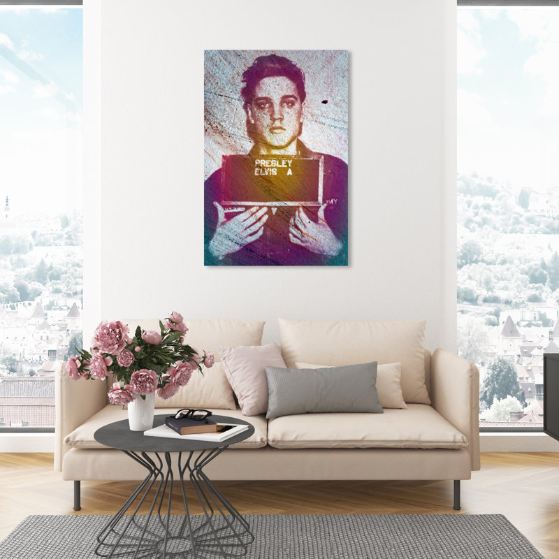 " Elvis Army ID ", 45" H x 30" W x 1.5" D