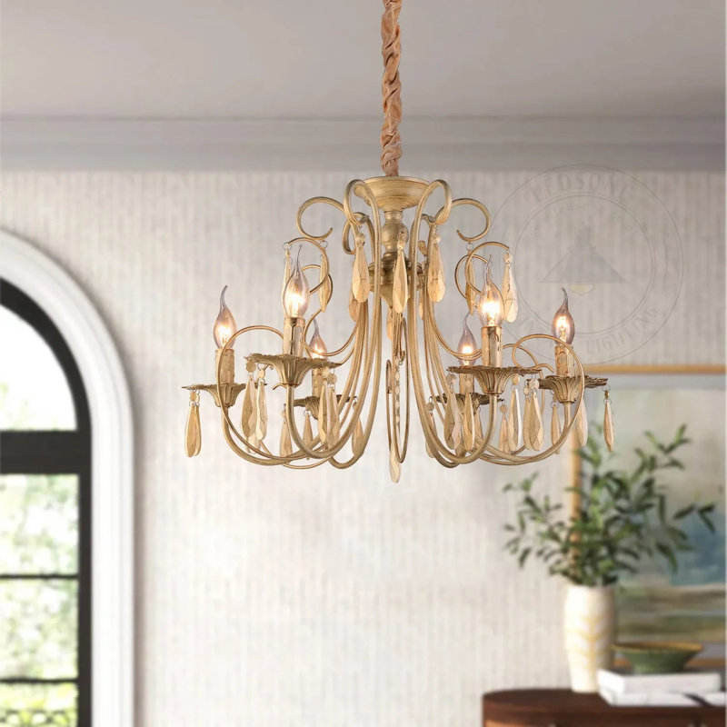 6 - Light Candle Style Chandelier