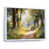 White Floater Framed