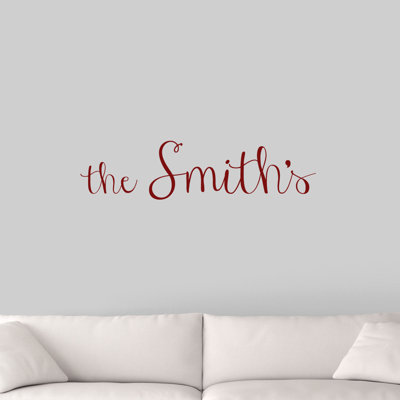 Text & Numbers Wall Decal