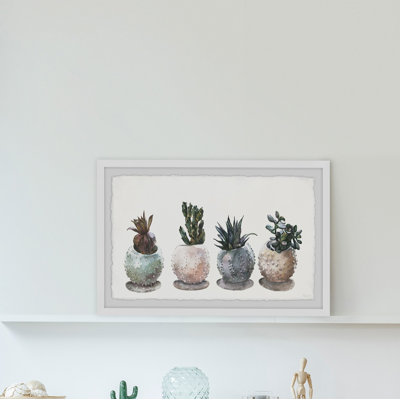 Spiky Pots by Parvez Taj - Single Picture Frame Painting