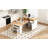 Extendable Dining Table With Extra-Long Folding Top, Rolling Kitchen Island With Drawers, Power Outlet And Brake Lock, Storage Cabinet For Kitchen And Dining Room-1669361571
