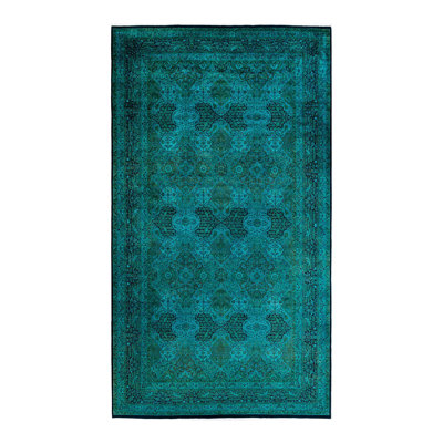 Yaretzy One-of-a-Kind 9' 3" X 16' 0" New Age Rectangular Wool Area Rug Blue