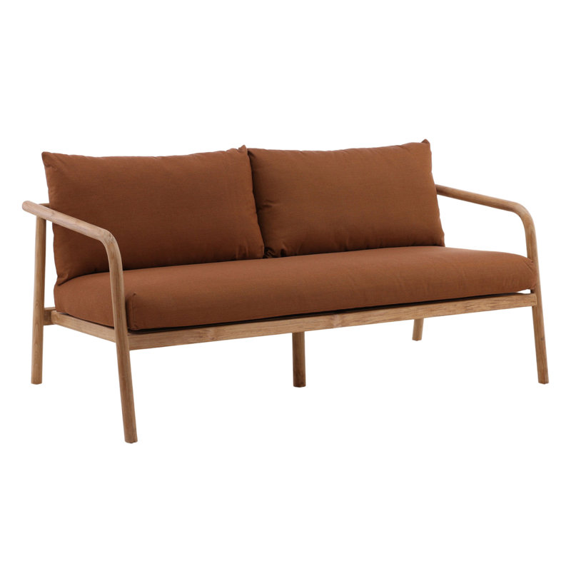 Aimee 65" Wide Outdoor Sofa, Sienna