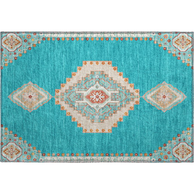 Premium Machine Washable Guada AMF1014 Oriental Rug