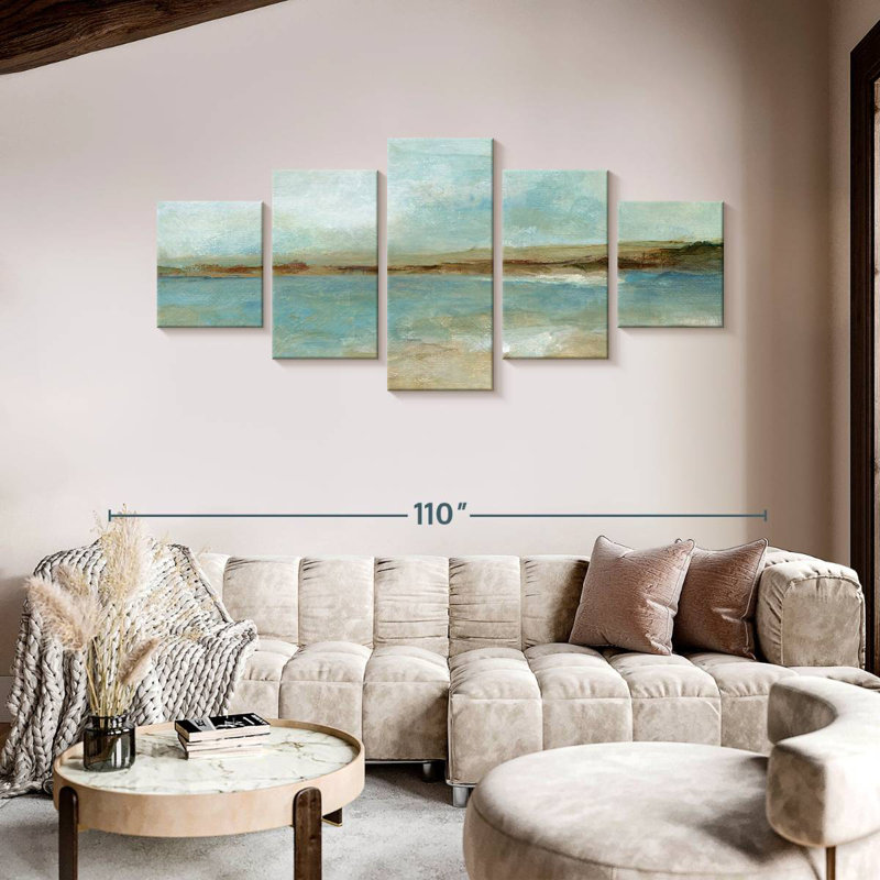 Solitary Beach, 42" H x 92" W