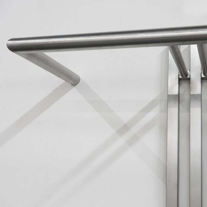 Metal Wall 2 - Hook Wall Mounted Coat Rack