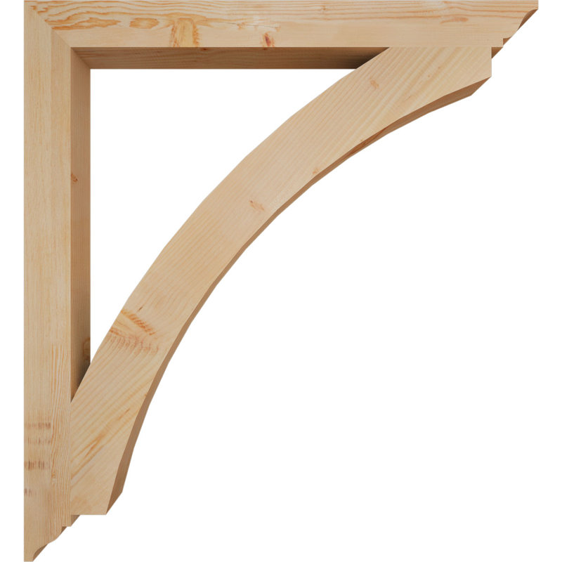 Support traditionnel Thorton, H 48 po x l 3,5 po x P 44 po, Douglas (lisse)