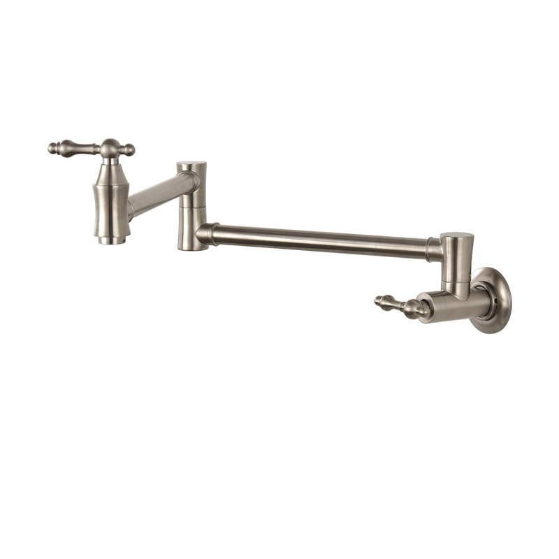 Mondawe Kitchen Faucet, Brushed Nickel