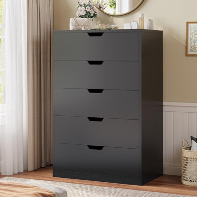 Tall 5 Drawer Dresser,  Modern Chest Of Drawers For Bedroom,closet Dressers With Drawers For Living Room, Entryway, Hallway