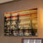«Trees Against Red Sky» par Parvez Taj - impression sur bois-23840176