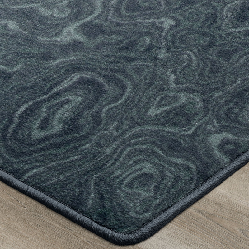 Tapis bleu clair Imagine, Rectangle 10 pi 9 po x 13 pi 2 po