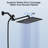 High Handheld Shower Head With Nozzles - Scale 10 Inch Clogging Adjustable Flow-117060399