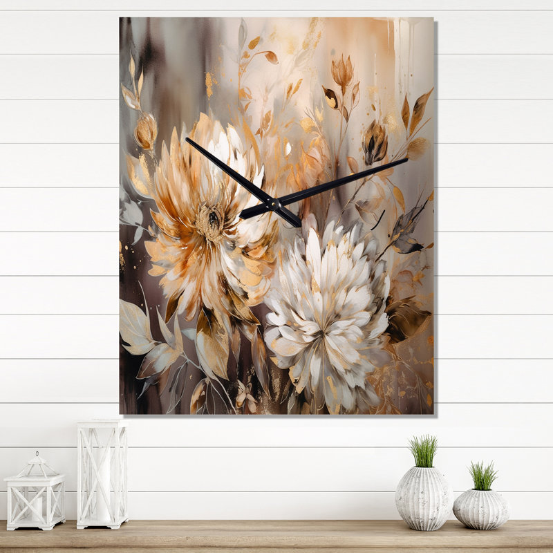 Horloge murale Janaeya, H 32 po x l 24 po x P 1 po