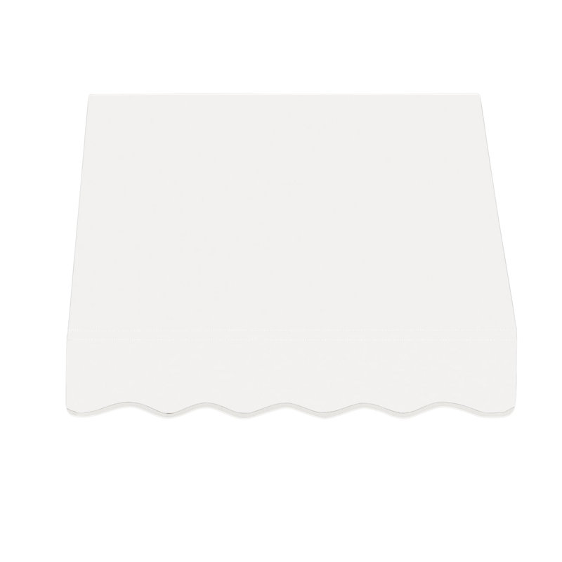 Auvent fixe en tissu acrylique San Francisco Awntech, H 31 po x l 52,5 po x P 24 po, Blanc