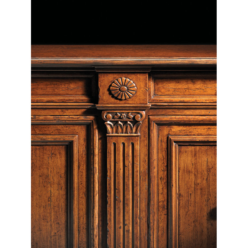 Buffet noyer 2 tiroirs 83"