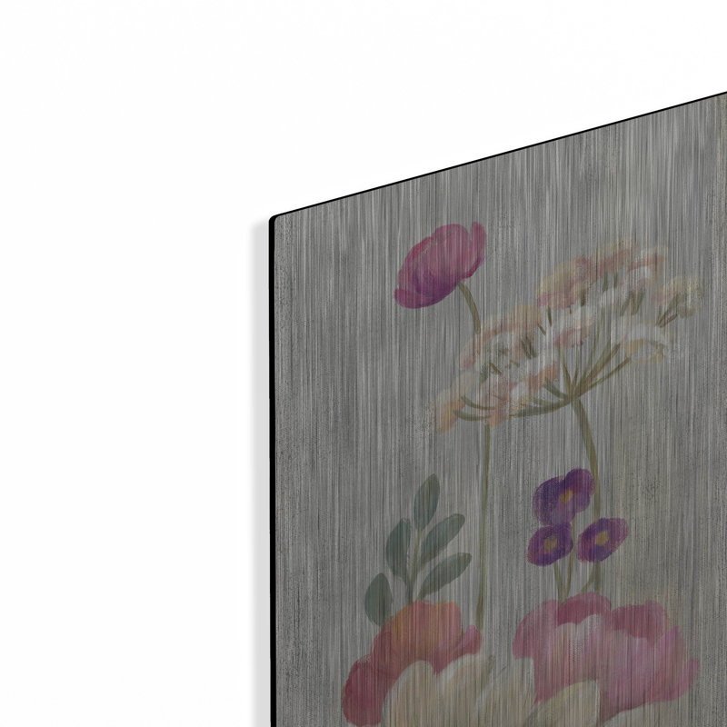 «Retro Floral I» par Silvia Vassileva, H 36 po x l 12 po