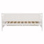 Lit de jour simple en bois de pin avec deux tiroirs de rangement-686371066