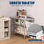 Table de préparation et de travail en acier inoxydable avec 2 tablettes réglables, postes de travail commerciaux à dosseret, table utilitaire dans la cuisine Garage Buanderie extérieure