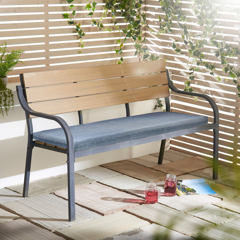 Aprilette Garden Seat Cushion, Grey